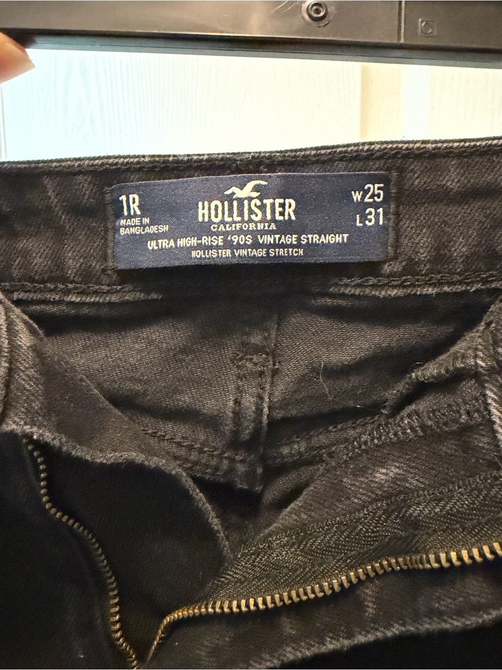 Hollister Straight Jeans in Black